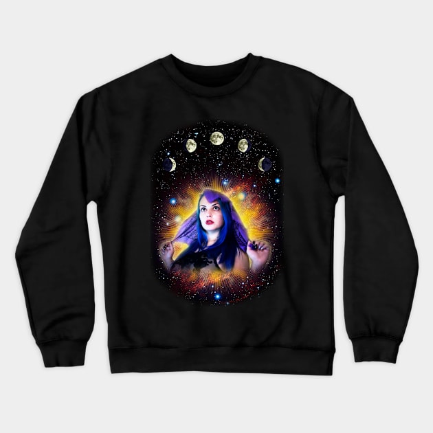 Moon Phases Crewneck Sweatshirt by SandroAbate